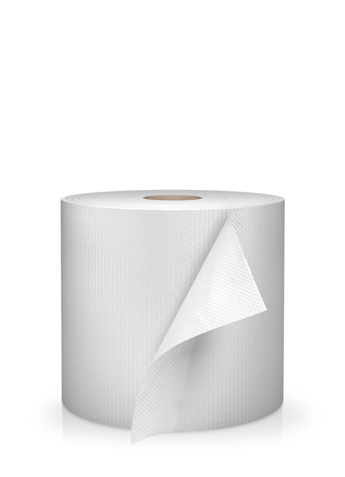 White Standard Industrial 2 ply 100% recycled wiping roll
