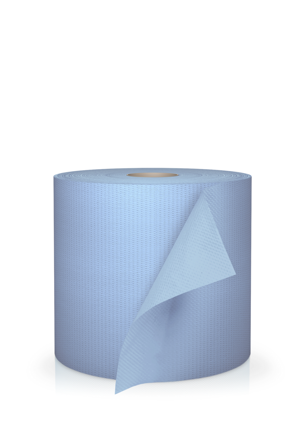 Industrial Blue 2 ply mixed cellulose wiping roll